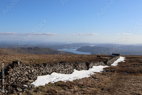 fairfield horseshoe windermere lake district ambleside england photo