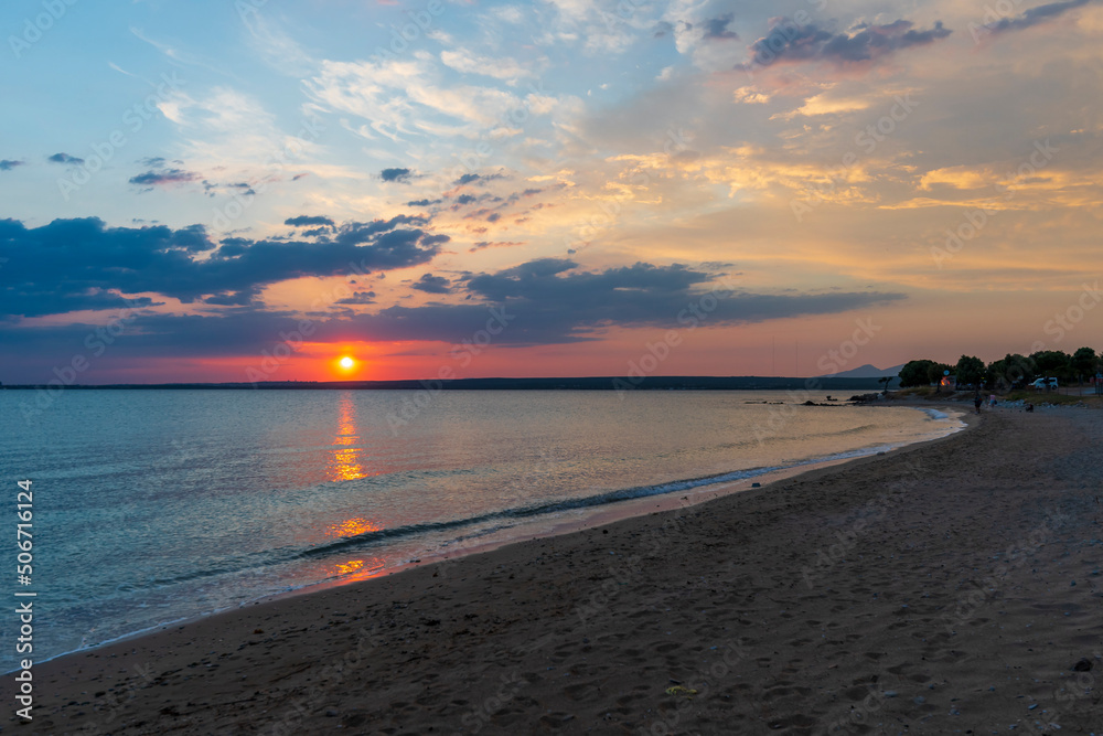 Bozbuk Beach in Didim of Turkey Bozbuk Beach in Didim of Turkey