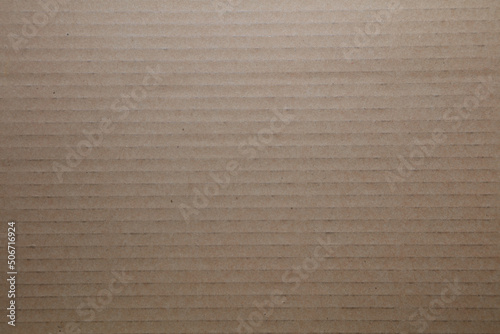 Closeup of brown cardboard texture 