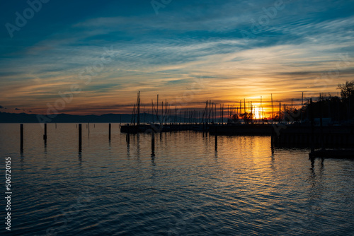 Sonnenuntergang am Hafen © Matthias P.