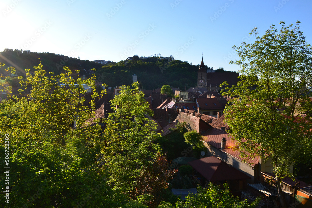 Brasov - medieval old city from Romania, Eastern Europe