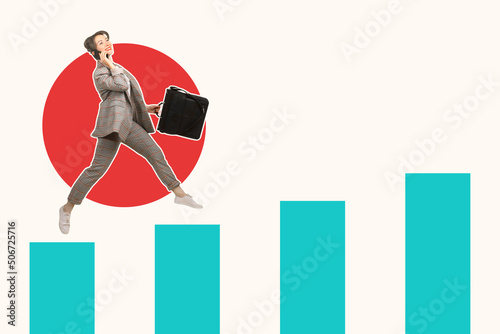 Success in business. The bu...