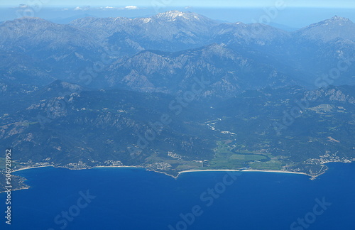 Wallpaper Mural corse occidentale ...vue aérienne Torontodigital.ca