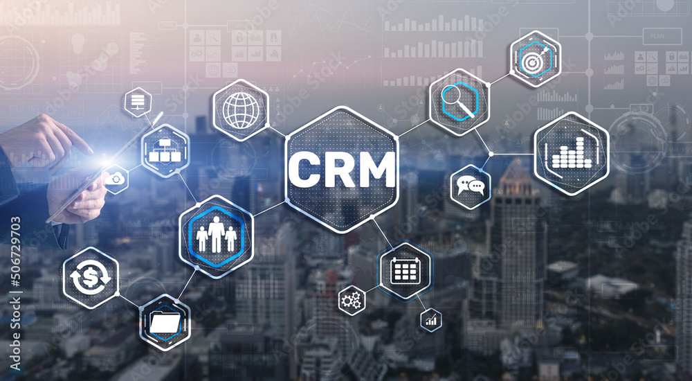 CRM Customer Relationship Management. Customer orientation concept CRM Customer Relationship Management. Customer orientation concept