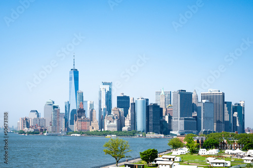 Downtown New York City skyline - viewed from Governor's Island © Mitch