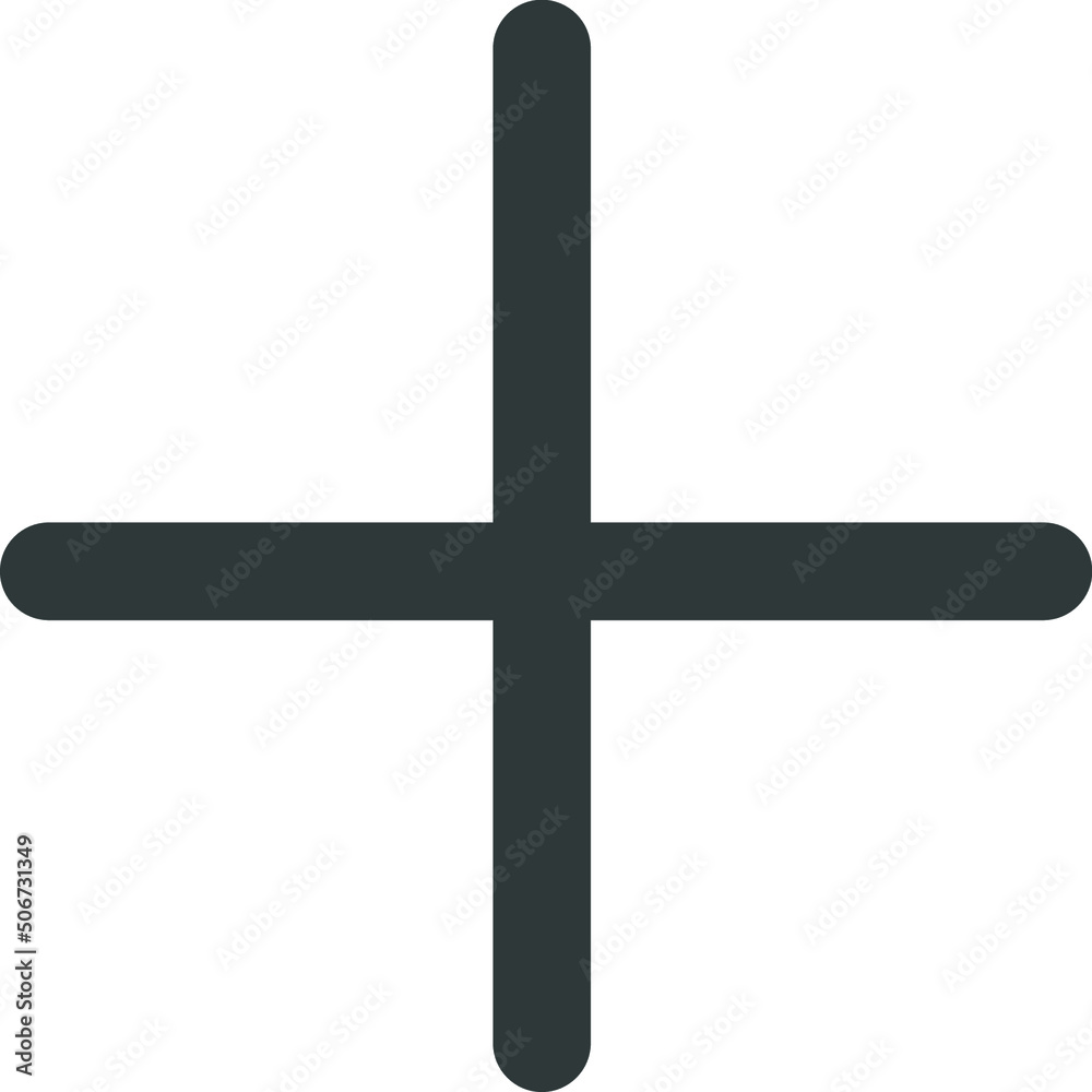 Dark gray cross vector without background Dark gray cross vector without background