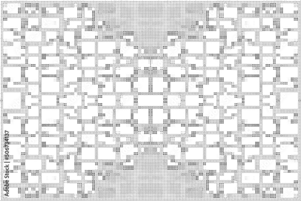 Fototapeta premium Abstract background. Monochrome texture. Black and white lines on white background.