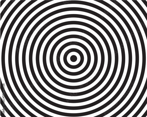 black and white spiral optical illusion background 