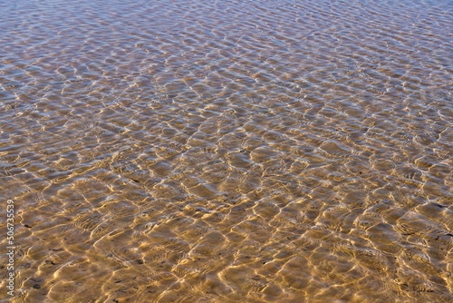 shallow water in the sand, abstract texture