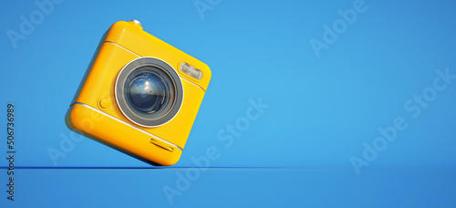 Photography camera blue and...