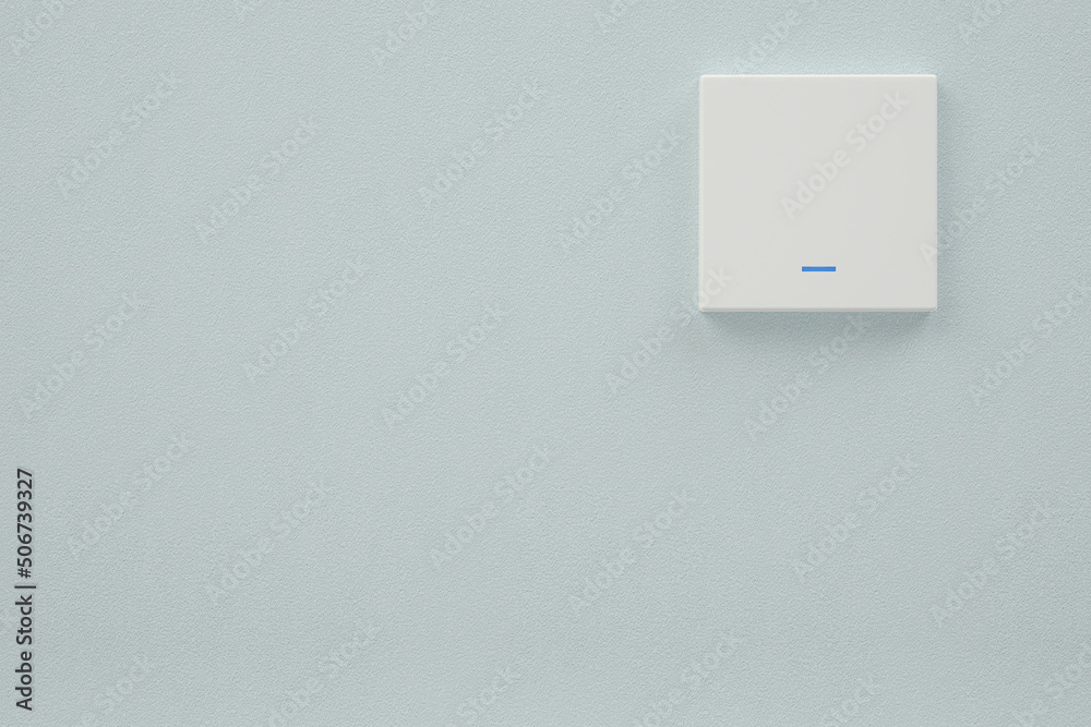 Modern light switch. 3D illustration. 3d render Modern light switch. 3D illustration. 3d render