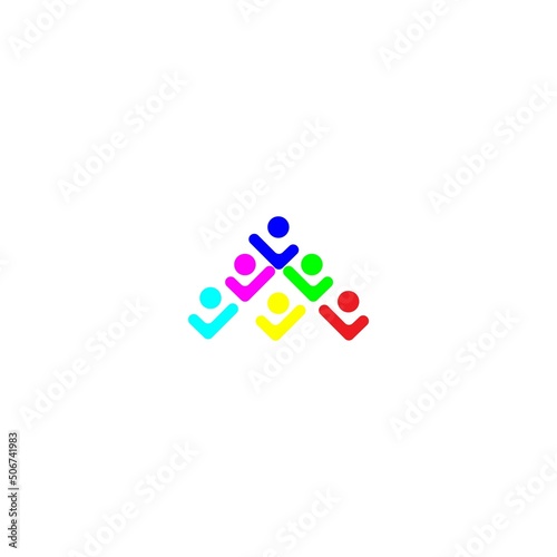 logo picture group design icon vektor