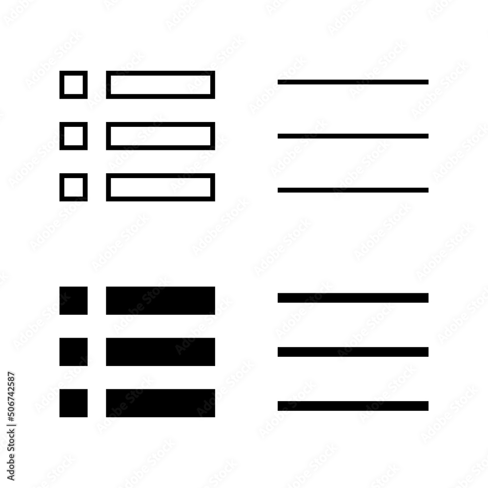 Menu Icons vector. web menu sign and symbol. hamburger menu symbol Menu Icons vector. web menu sign and symbol. hamburger menu symbol