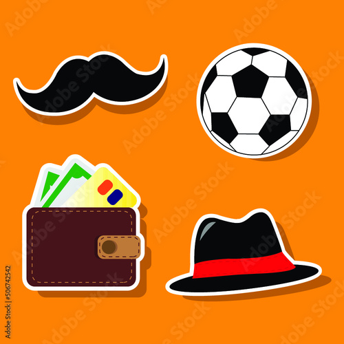 Día del padre stickers