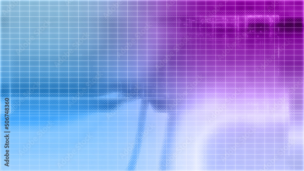 Abstract glitch art grid background image.