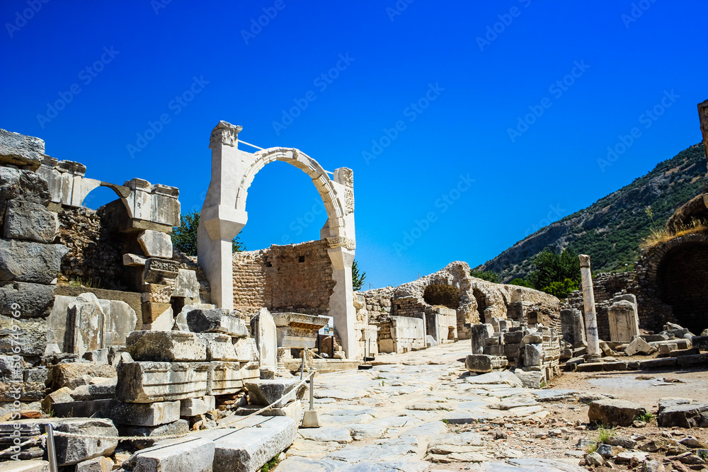 Fototapeta premium ruins of ancient city