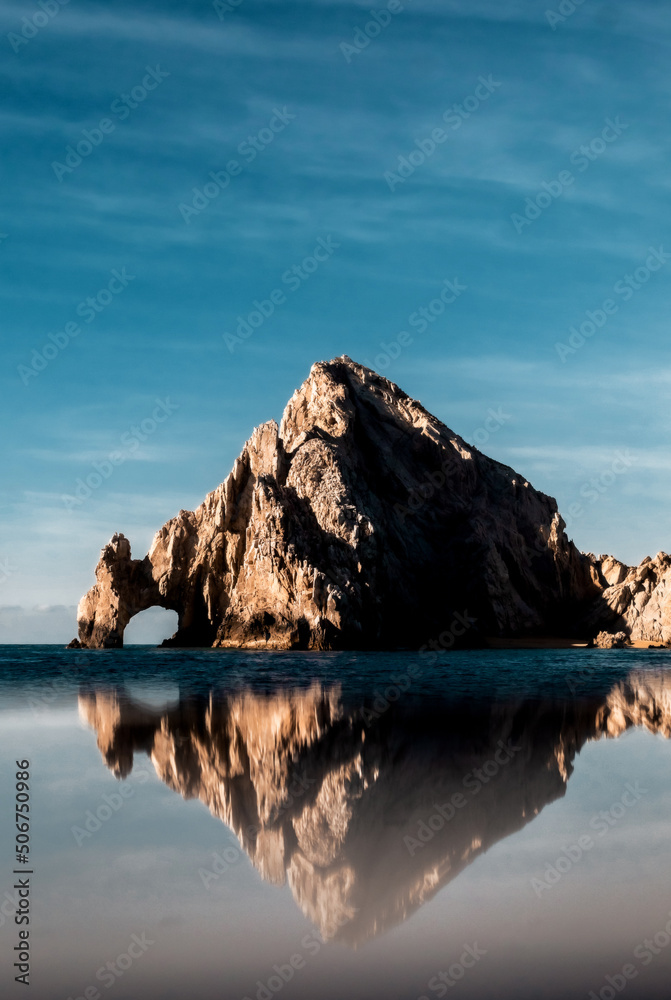 The Arch of Cabo San Lucas, the sleeping dragon between the Sea of Cortez and the Pacific Ocean