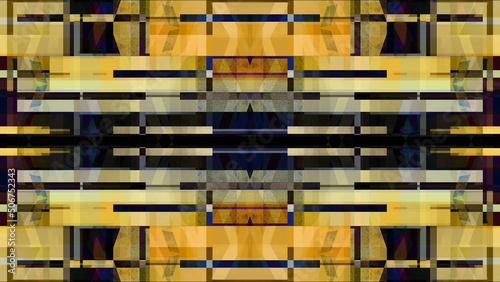 Wallpaper Mural Abstract glitch art kaleidoscope pattern background image. Torontodigital.ca