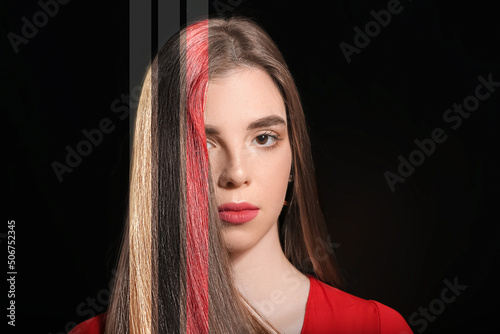 Young woman with beautiful ...