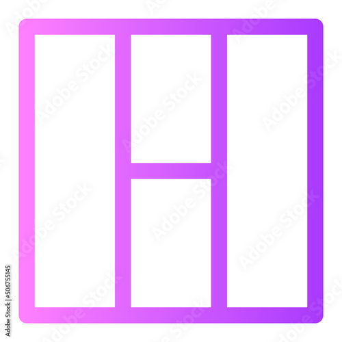 layout gradient icon