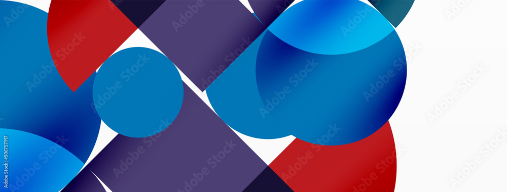 Beautiful abstract background. Circles, triangle shapes, and squares. Minimal geometric template for wallpaper, banner, background or landing Beautiful abstract background. Circles, triangle shapes, and squares. Minimal geometric template for wallpaper, banner, background or landing