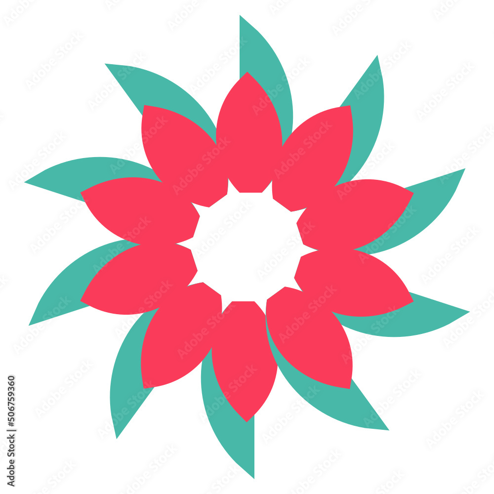 Fototapeta premium Flowers Pattern Illustration