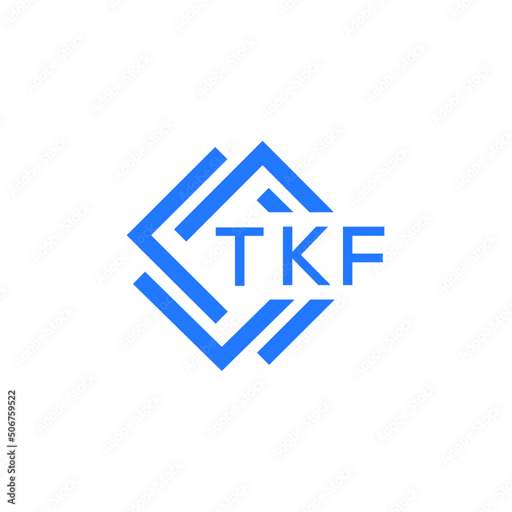 TKF technology letter logo design on white background. TKF creative initials technology letter logo concept. TKF technology letter design. TKF technology letter logo design on white background. TKF creative initials technology letter logo concept. TKF technology letter design.