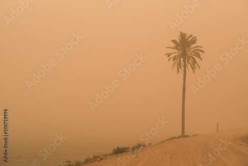 photo of sandstorm in iraq photo