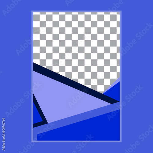 flag with background for poster cover or banner with blue colors