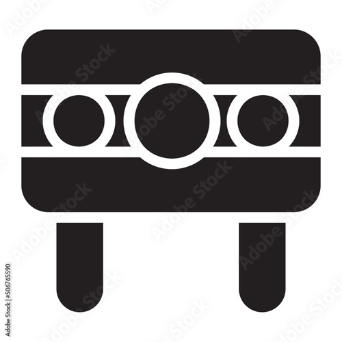 pillory glyph icon