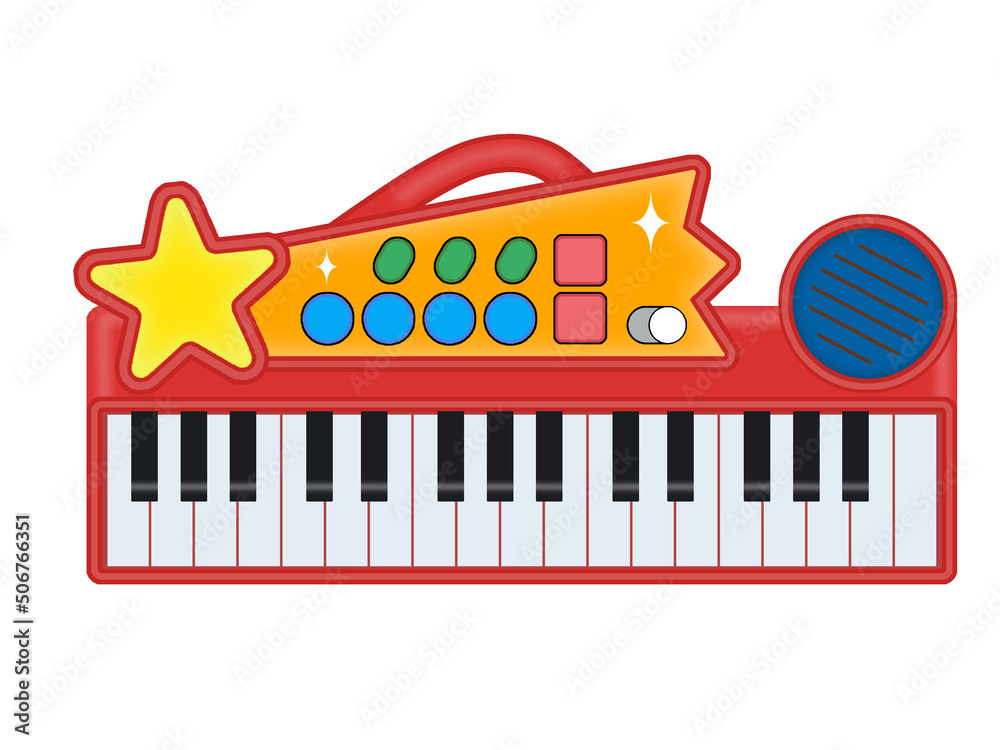 Fototapeta premium おもちゃのキーボード