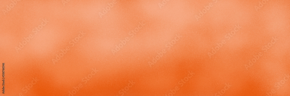 Fototapeta premium stamped orange color on white paper gradient background by program computer, Abstract art rough texture artwork. Contemporary arts, monotone Artistic paper canvas, postcard 2500x7500