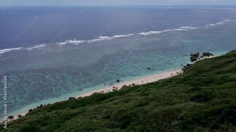 宮古島の海をドローンで空撮 宮古島の海をドローンで空撮