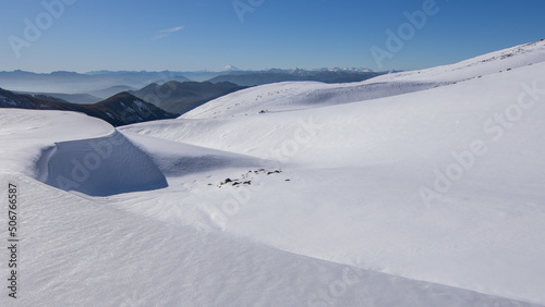 Snow ripples