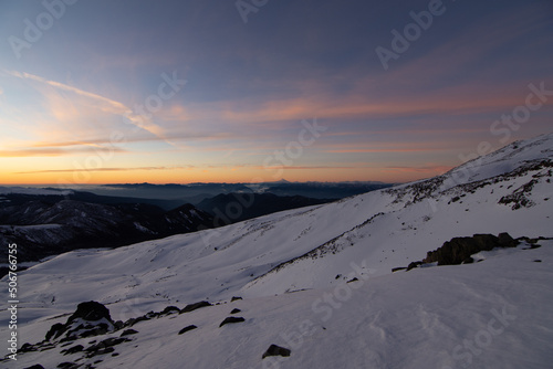 sunset in the quetrupillan volcano 2 © Ivanovsky