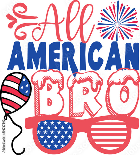 4th of july t shirt and svg design