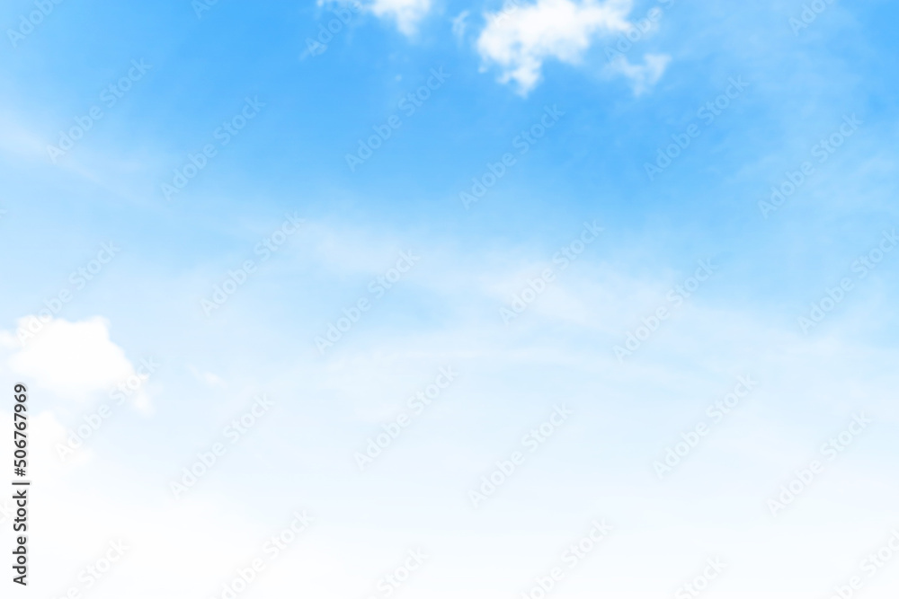 Blue sky and clouds in Phuket, Thailand