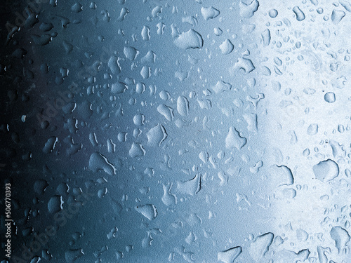 drops of water on the window