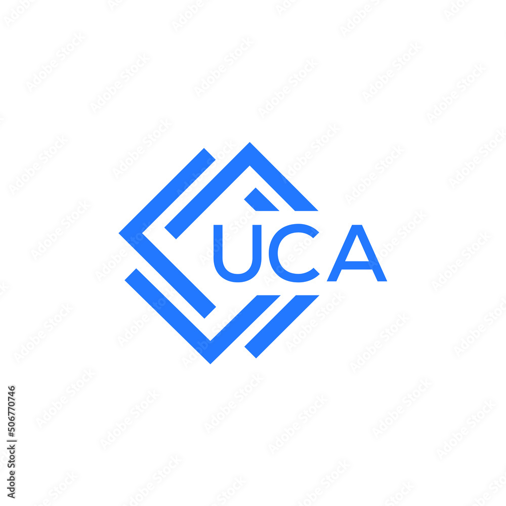 UCA technology letter logo design on white background. UCA creative initials technology letter logo concept. UCA technology letter design. UCA technology letter logo design on white background. UCA creative initials technology letter logo concept. UCA technology letter design.