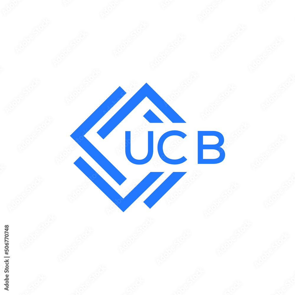 UCB technology letter logo design on white background. UCB creative initials technology letter logo concept. UCB technology letter design. UCB technology letter logo design on white background. UCB creative initials technology letter logo concept. UCB technology letter design.