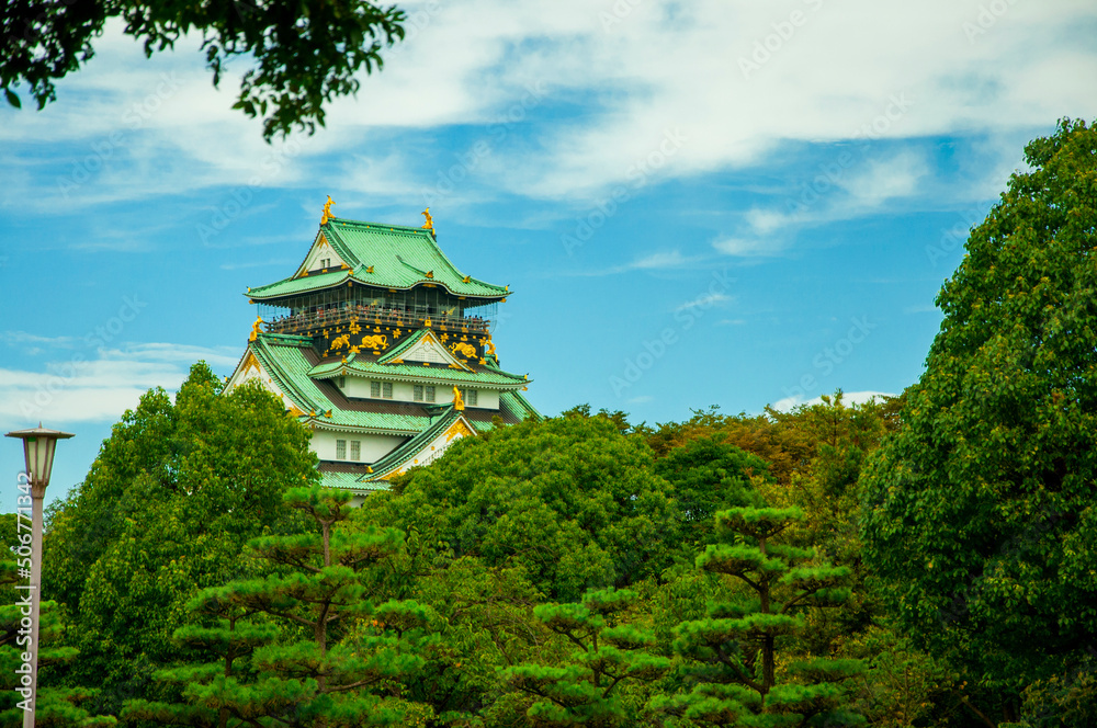 Japan, Osaka, scenic spots, Edo period, Edo castle Japan, Osaka, scenic spots, Edo period, Edo castle