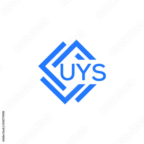 UYS technology letter logo design on white background. UYS creative initials technology letter logo concept. UYS technology letter design.