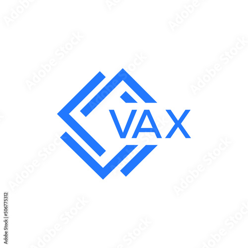 VAX technology letter logo design on white  background. VAX creative initials technology letter logo concept. VAX technology letter design.