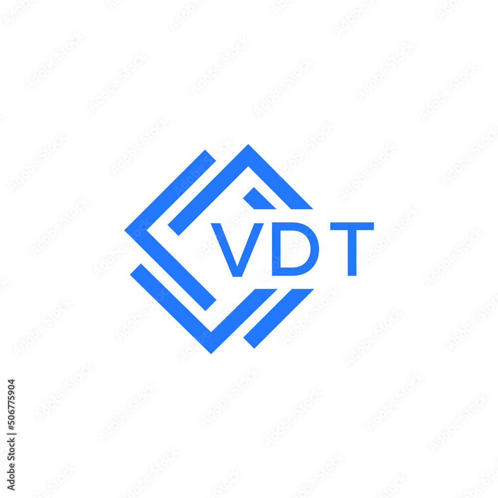 VDT technology letter logo design on white background. VDT creative initials technology letter logo concept. VDT technology letter design. VDT technology letter logo design on white background. VDT creative initials technology letter logo concept. VDT technology letter design.