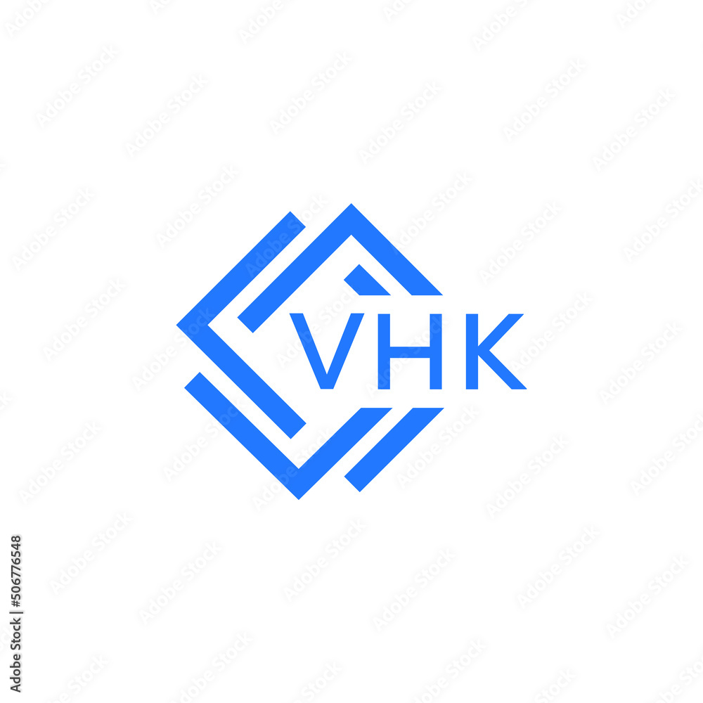 VHK technology letter logo design on white background. VHK creative initials technology letter logo concept. VHK technology letter design. VHK technology letter logo design on white background. VHK creative initials technology letter logo concept. VHK technology letter design.