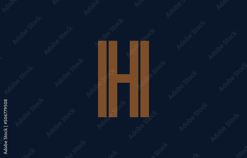 Obraz premium Letter H Logo Template