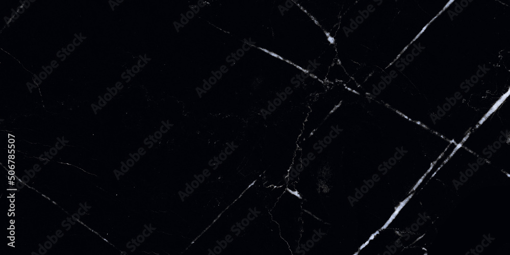 Black Marble Texture Background, Natural Italian Granite Slab Black