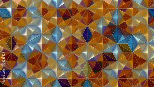 Geometric Background Abstract Pattern. Digital Paper. Soft Pastel Mosiac Texture.