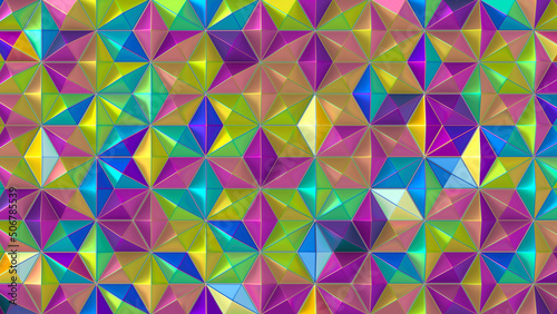 Geometric Background Abstract Pattern. Digital Paper. Soft Pastel Mosiac Texture.