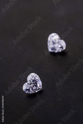 Heart cut diamond, Diamond Colorless Heart shape.